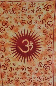 Om in Red Sun with Orange - Click Image to Close